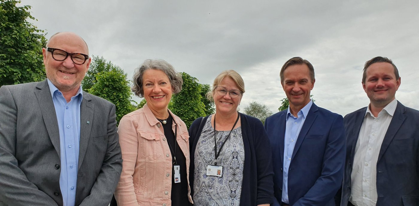 Representanter fra GK og Stavanger universitetssykehus