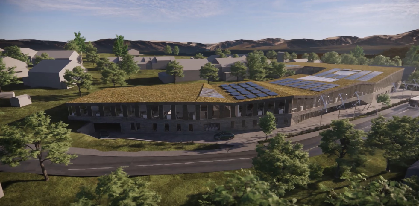 Gneiskvartalet. Illustrasjon: Dyrvik Arktitekter