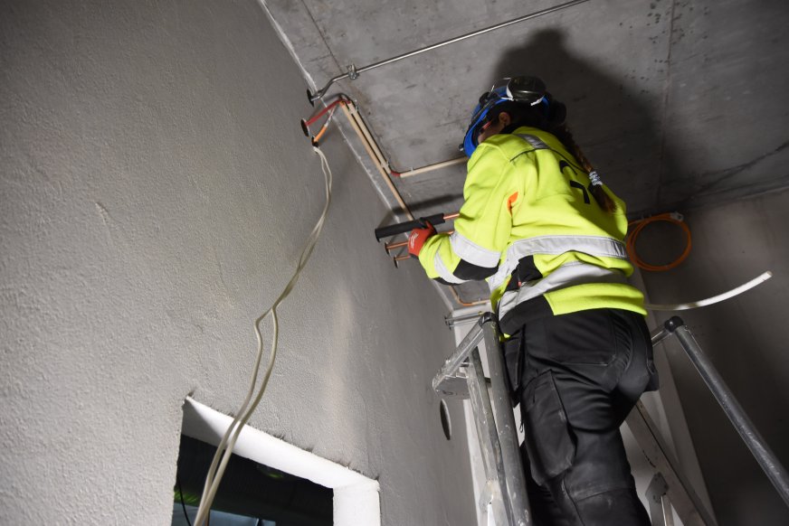 Einar som jobber på bygg.