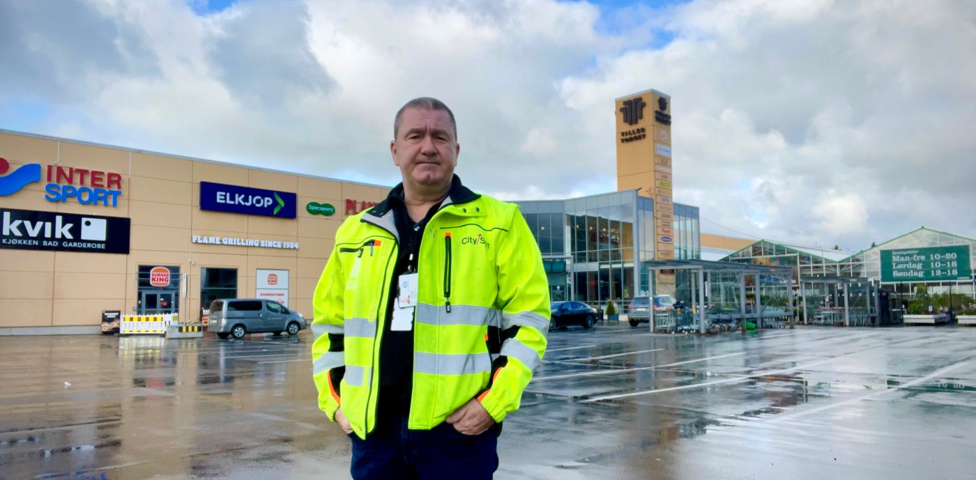Jakob Sørgjerd, driftssjef i Olav Thon Gruppen og kjøpesenteret Tillertorget.