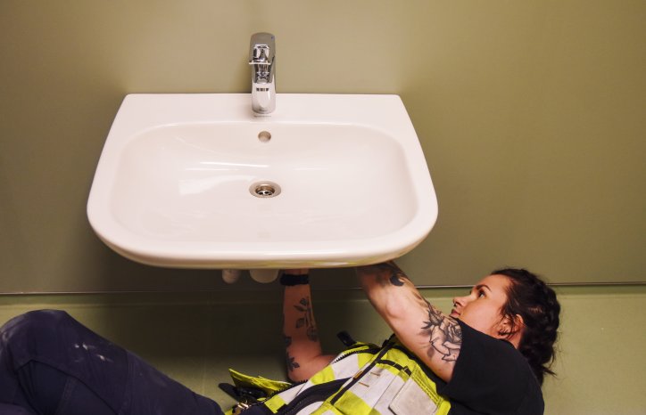 Silje Katrine Høva Johansen er servicerørlegger i GK