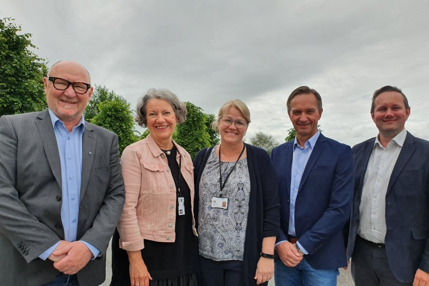 Representanter fra GK og Stavanger universitetssykehus